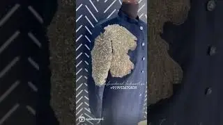 Hand work designer achkan for Indian wedding