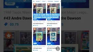 New cards added to shop!!🛸#collx #sportscards #chicago #collxapp