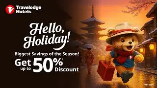 Hello, Holiday Sale! Up to 50% OFF at Travelodge Hotels Asia