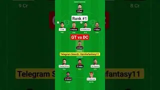 Gujarat Titans vs Delhi Capitals Dream11 Team Today | GT vs DC Dream11 Prediction | DC vs GT Dream11