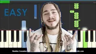 Post Malone Better Now Easy Piano Tutorial - How To Play