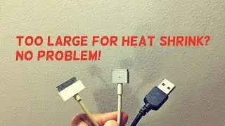 How To Fix Wires/Cables Too Large For Heatshrink, With Heatshrink!