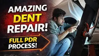 Full PDR Repair Process | Rear Door Dent Removal &ndash; Samand Soren (Before & After)