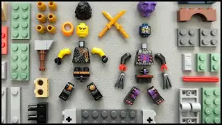 LEGO Ninjago Cole VS Wolf Mask Warrior Minifigure | Tournament Training Ground