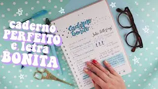 DICAS PARA UM CADERNO BONITO - ESTUDANDO EM CASA!