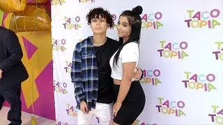 Diego Martir and Danielle Cohn #TacoBoutViral Celebrity & Influencer Event Red Carpet