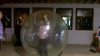 Sheryl in Human Hamster Ball at Minns Farm