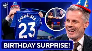 Carragher’s Birthday Surprise: Everton Shirt, Dancing Lessons & Liverpool 6-0 WIN! 🎂  | UCL Today