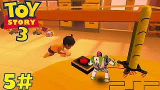 Toy Story 3: The video game- PSP walkthrough 1080p- 5# Trouble in the Caterpillar room 