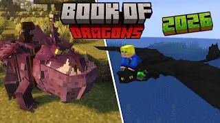 🐉 Самый новый мод КАК ПРУРУЧИТЬ ДРАКОНА в Майнкрафт | ОБЗОР МОДА MINECRAFT Book of Dragons 🐉