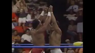 Ricky Steamboat & Ron Simmons vs Paul Orndorff & Dick Slater   Saturday Night June 26th, 1993