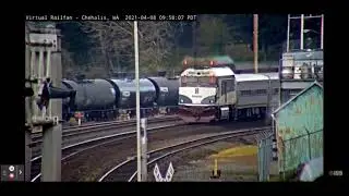 Amtrak Cascades Train w/ NO Talgo! and Pacific Surfliner! 2 Trains in 1 video!