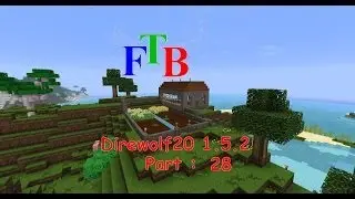 Minecraft - Direwolf20 1.5.2 FTB модпак - Часть 28 - Путь железной дороги