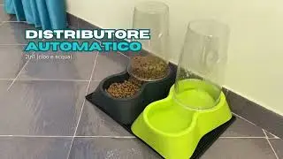 Distributore automatico di cibo per cani e gatti