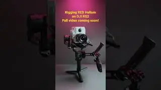 How I rig my RED Helium for DJI RS2. Full video coming soon. #redcamera #djirs2pro