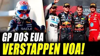 GP DOS EUA 2025: VERSTAPPEN VENCE, NORRIS E LECLERC COMPLETAM O P&Oacute;DIO! 🔥