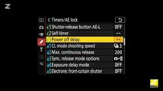 Nikon Z tips: Optimising Battery Life