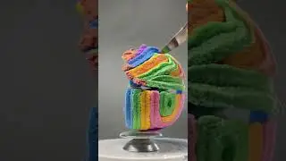 Knife Slices Spinning Rainbow Sand Ball 🔪🌈 | The Most Satisfying ASMR Cut Ever