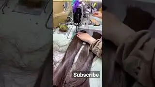How synthetic hair is made#shorts