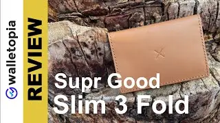 Supr Slim 3 Fold wallet // leather and elastic that works!