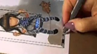 Gorjus Copic Colouring Card