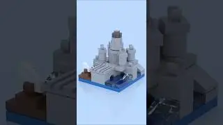 LEGO Brick Cube 🌊 Ocean Castle! 🏰✨ Dive into a Watery Wonderland! #lego