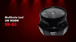Multiraio Led 3W RGBW EB-83 - TACC Ilumina&ccedil;&atilde;o
