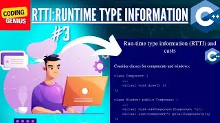 RTTI(Runtime Type Information) in c++ programming (part 3) | hindi | coding genius