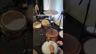 conga pattern with 3 2 clave #percussion #lpmusic #percussionist #musician #groove #beat #clave