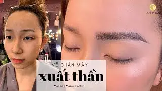 Vẽ chân mày gẩy sợi ĐẸP XUẤT THẦN | Mai Phan Makeup
