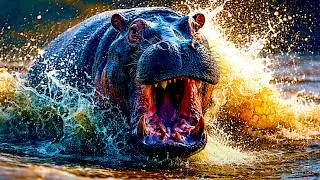 Бегемот - Самый Опасный Гигант Африканских Рек!