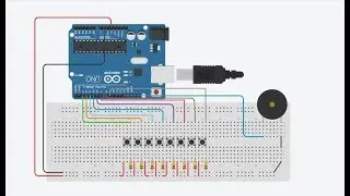 How To Make Arduino Piano With Buzzer | | Tinker Cad
