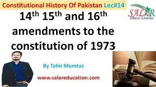fourteenth(14th), fifteenth(15th) and sixteenth(16th) amendments to the constitution of 1973.
