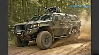 4X4 Light Armored Vehicle in Action
