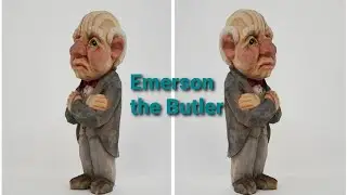 Whittling Emerson the Butler