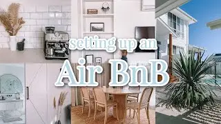 How to set up an Air BnB VLOG - transforming our family home