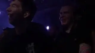 Swedish hardcore kids (joyfully) heckling Refused