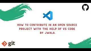How to contribute in an open source project through  VS code within 10 minutes.(Hacktoberfest)