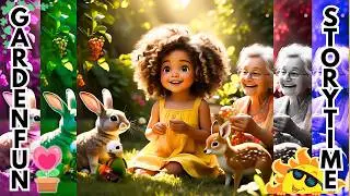 Grandma's Garden Morning #story #storytime #animatedstories #organicfarming #kids