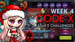 Maplestory Ride or Die Event  Season 3, Week 5 [Code X, MAX 15 Challenges] 40 Mil CP Adele POV