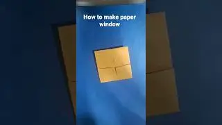 how to make paper window#shorts #papercraft #windows