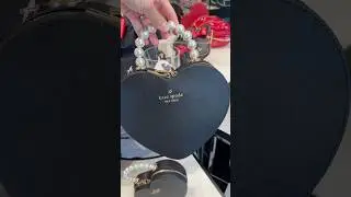 Kate spade heart bag #katespade #newyork #unboxing #shopping #love #heart #love #viral #fyp #shorts