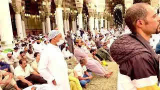 Masjid Nabawi Madina Main Juma Ka Din | Full Azaan, Khutba & Ziyarat#khojiveer 