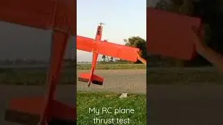 my RC plane thrust test.#rc plane flying #rc plane thrust test