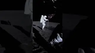 Cold, hard proof &mdash; Apollo 14 on the Moon. #moon #nasa #apollo #astronaut #space