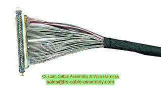 Micro Coaxial LVDS Cable I-PEX 2766-0501 Custom Micro Coaxial Cable IPEX 20525-060E-02