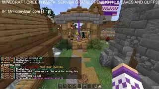 MINECRAFT CREEPYPASTA: SERVER GRAND OPENING [1.18 CAVES AND CLIFFS] (again)