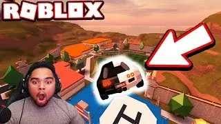 FLYING A BUGATTI OVER THE ENTIRE PRISON!!! (Roblox Jailbreak)