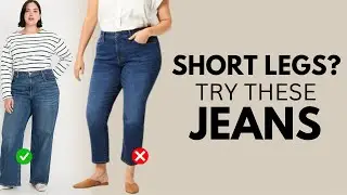 BEST JEANS FOR SHORT LEGS (Like me)  II Fashion Advice For Women