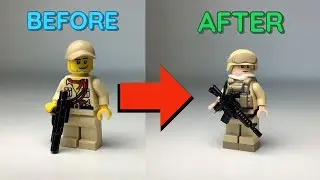 Best Way to Customize Your Lego Military Minifigures! #shorts
